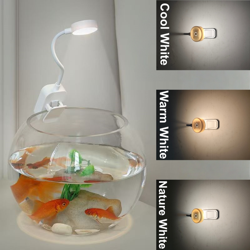 Marine Aquarium Lamp - Lampu Akuarium LED Jepit untuk Tangki