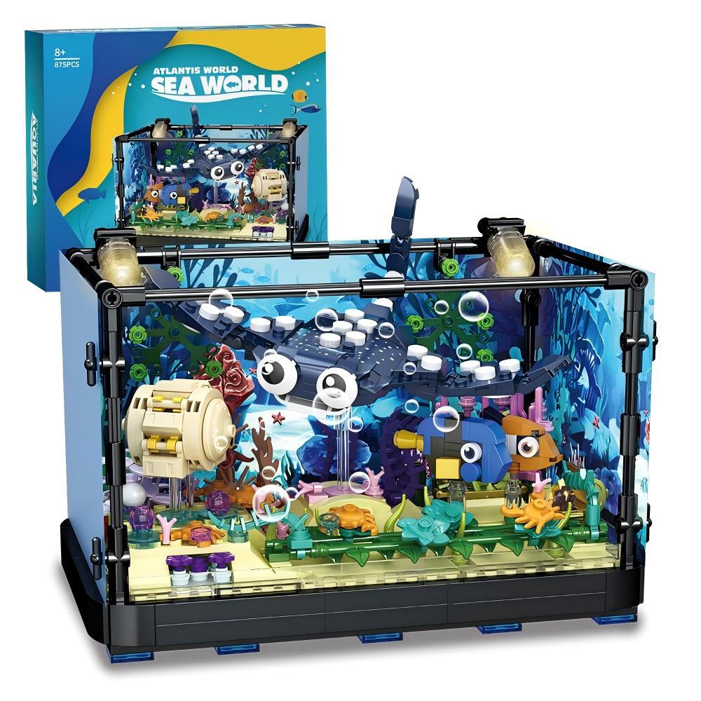 Marine Aquarium Aquascape - Set Bangunan Akuarium Ikan - Mainan