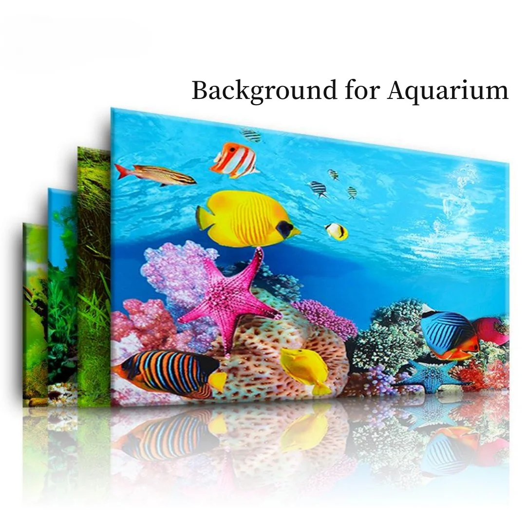 Marine Aquarium All In One - Latar belakang akuarium 3D stiker Poster