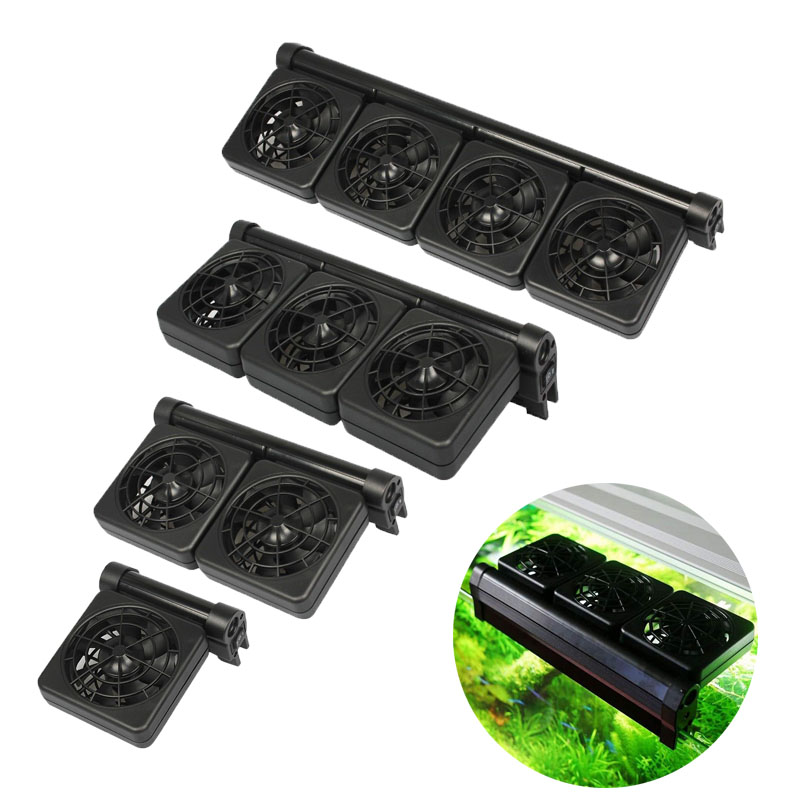 Marine Aquarium Aquascape - 1/2/3/4 Kipas Akuarium Pendingin Pengontrol Suhu