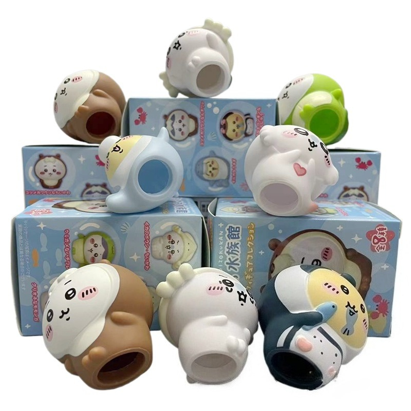 8pcs/Box Figurin Akuarium Chii - Marine Aquarium Aquascape ulasan dan harga