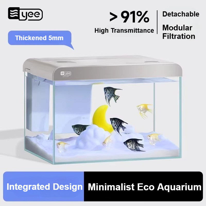 Akuarium Meja Kaca Ultra Jerni - Marine Aquarium All In One ulasan dan harga