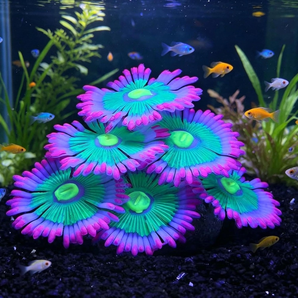 Dekorasi Akuarium Bercahaya Le - Marine Aquarium All In One ulasan dan harga
