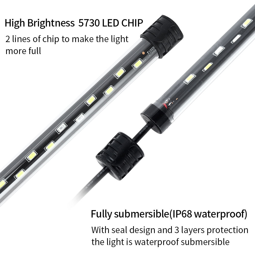 Lampu Akuarium LED 90-260V Lam - Marine Aquarium Lamp ulasan dan harga