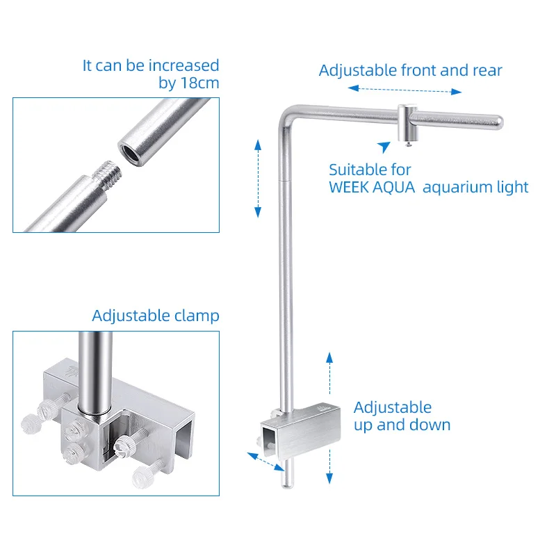 Minggu Aqua Light Stand Univer - Marine Aquarium Lamp ulasan dan harga